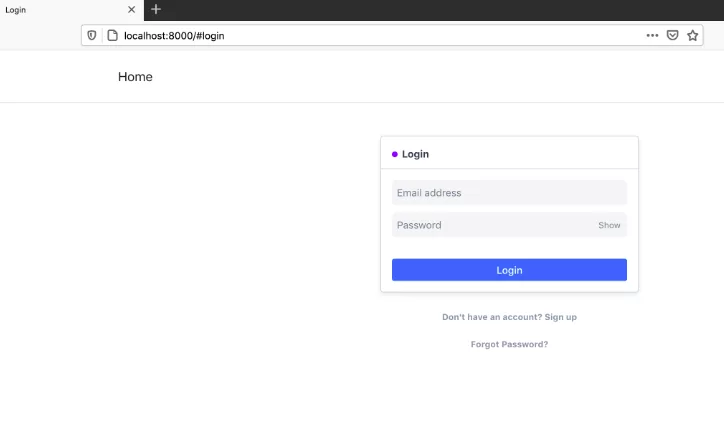 frappe framework login